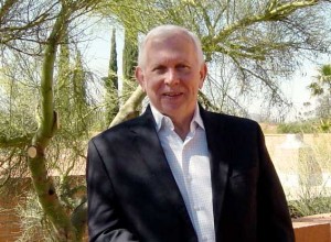 Image of Chuck Haug in his back yard in Tucson Arizona, retail store closing consultant helping you with your DIY Store Closing Sale