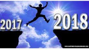 Image of a man jumping between two clifts one has 2017 on it and the other has 2018 it is not too late to Plan Store Closing Sale